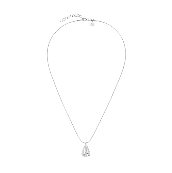 Elegantní ocelový náhrdelník s krystaly Pavé JNPSS-J1232