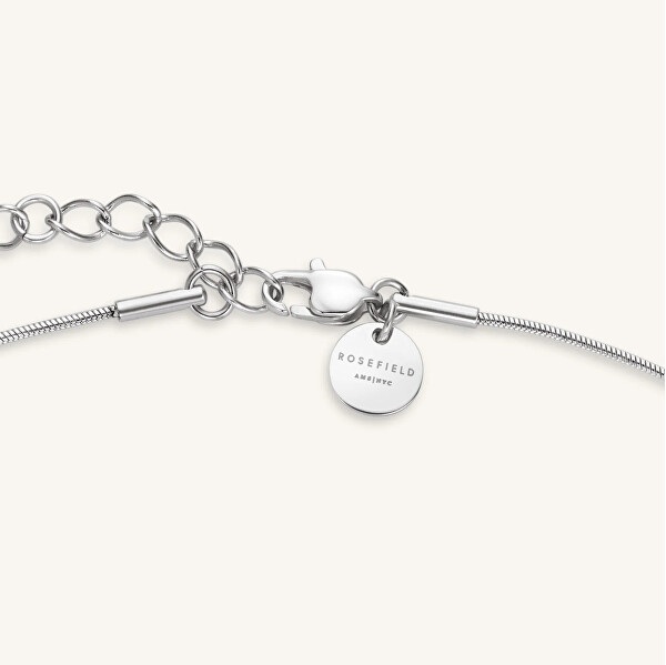 Elegantní ocelový náhrdelník s krystaly Pavé JNPSS-J1232