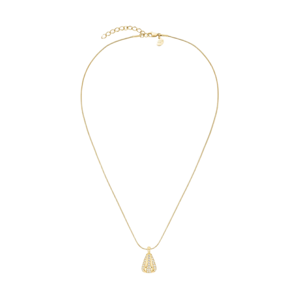 Elegantní pozlacený náhrdelník s krystaly Pavé JNPSG-J1231