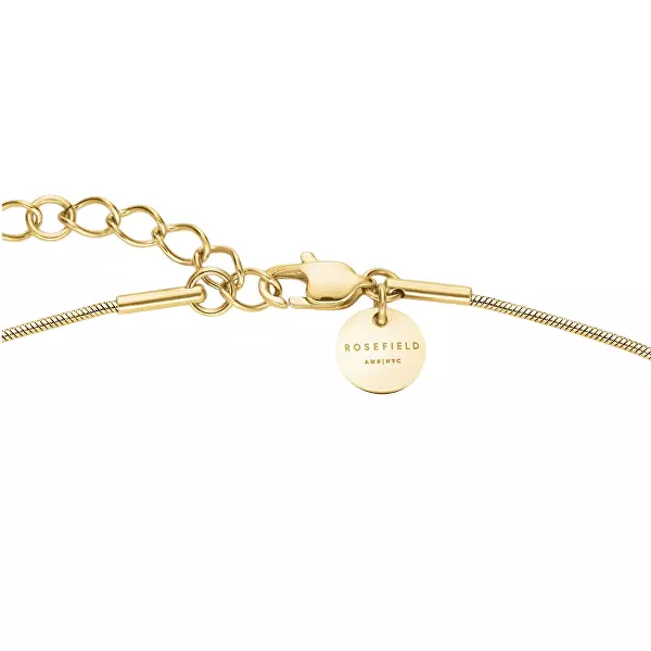 Elegantní pozlacený náhrdelník s krystaly Pavé JNPSG-J1231