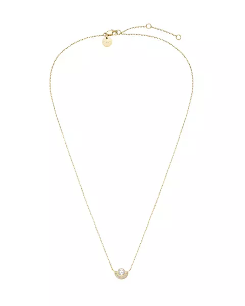 Elegantní pozlacený náhrdelník s perlou JNPCG-J1292