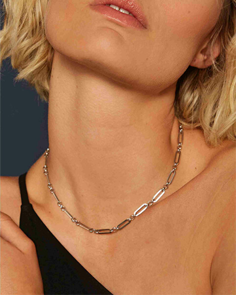 Minimalistische vergoldete Halskette Essentials JNCMG-J611