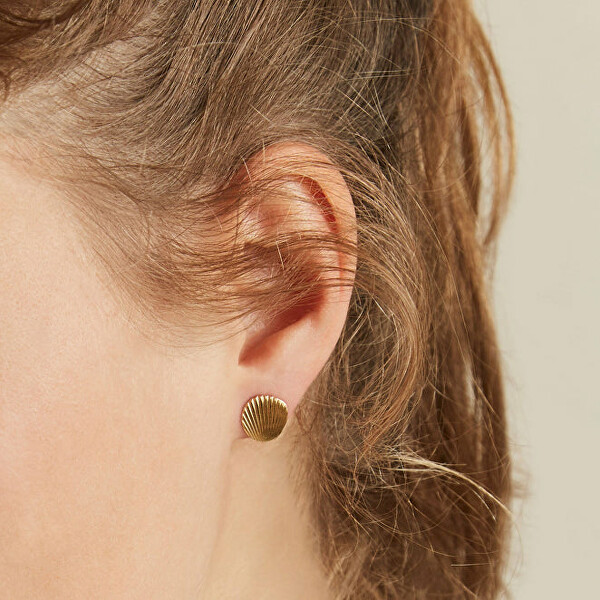 Raffinati orecchini placcati in oro Amber JSSEG-J167