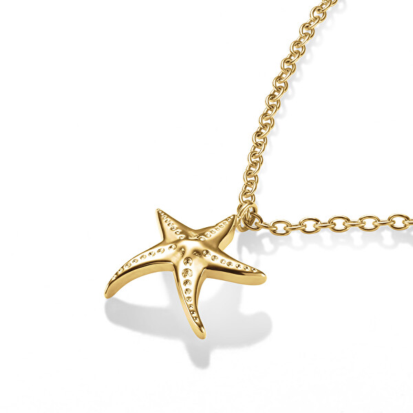 Pozlacený náhrdelník s mořskou hvězdicí Essentials JNSNG-J830