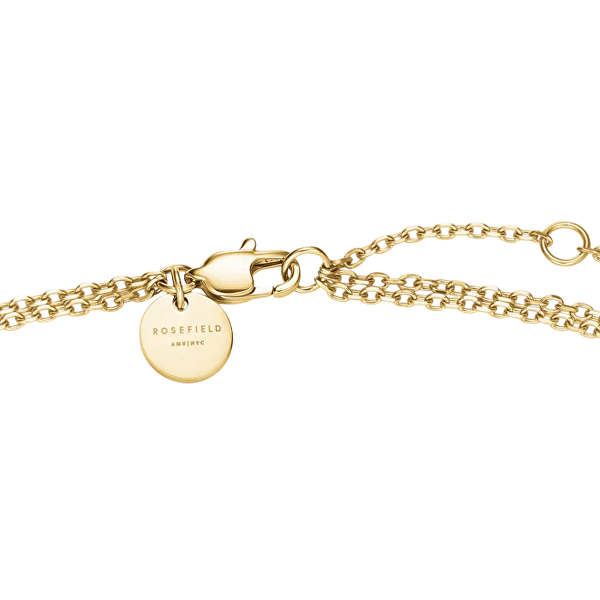 Pozlacený náhrdelník se Swarovski krystaly Love Connection JNLCG-J1315