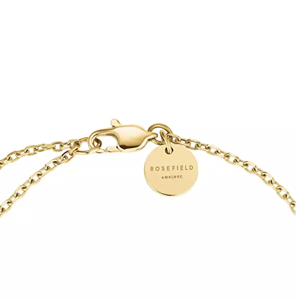 Pozlacený náramek s čirými krystaly Triple JBTCG-J1020