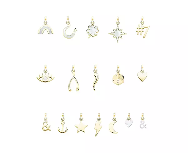 Pozlacený ocelový přívěsek "&" The Pendant PE-Gold-Ampersand