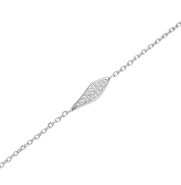 Slušivý ocelový náramek s krystaly Pavé JBPLG-J1239