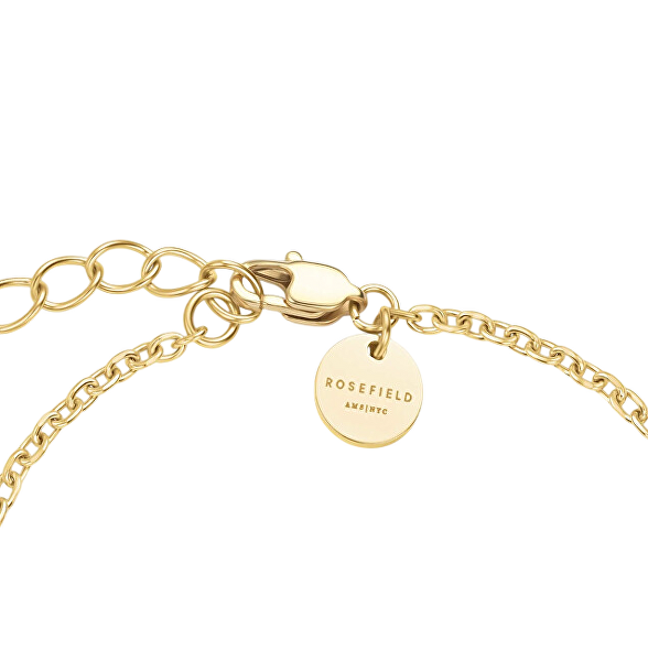 Slušivý pozlacený náramek s krystaly Pavé JBPLG-J1238