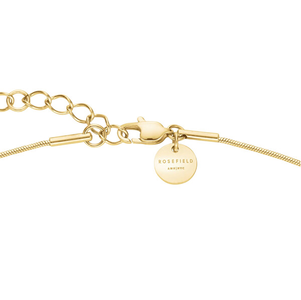 Třpytivý pozlacený náhrdelník s přívěskem Solitaire JNBCG-J1206