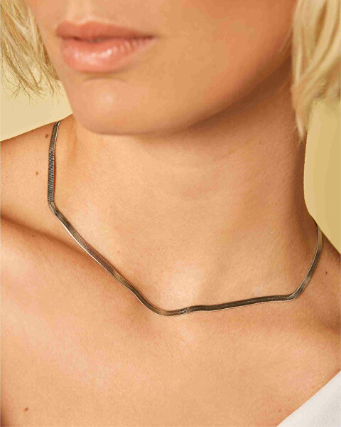 Markante vergoldete Halskette Schlange Essentials JTNFS3G-J379