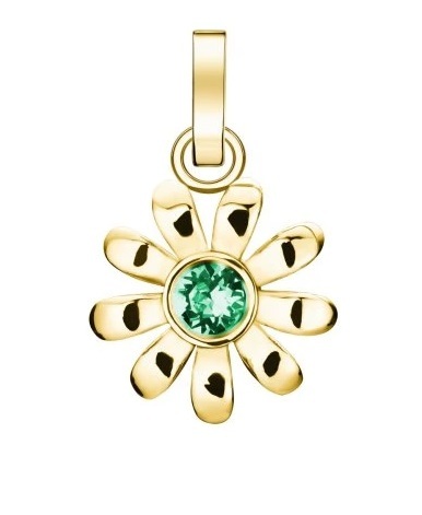 Něžný pozlacený přívěsek Kytička The Pendant PE-Gold-Daisy Crystal