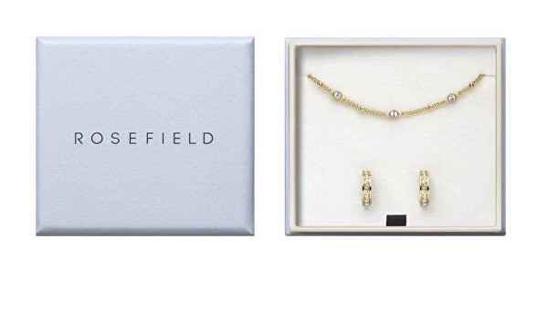 Set di gioielli placcati in oro con cristalli JBHCG-X277 (bracciale, orecchini)