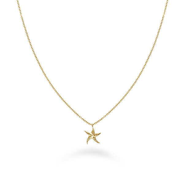 Pozlátený náhrdelník s morskou hviezdicou Essentials JNSNG-J830