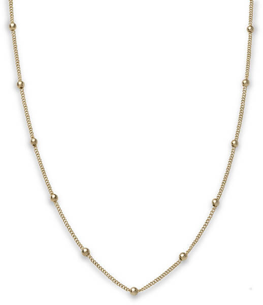 Pozlacený ocelový náhrdelník s kuličkami Iggy JDCHG-J057