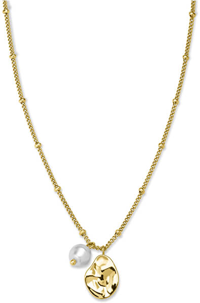 Pozlátený oceľový náhrdelník s príveskami Toccombo JTNPG-J446