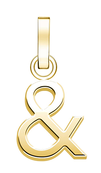 Pozlacený ocelový přívěsek "&" The Pendant PE-Gold-Ampersand