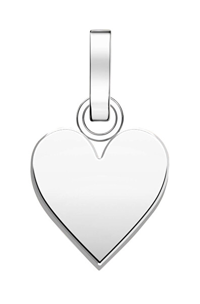 Romantikus acél medál Szív The Pendant PE-Silver-Heart