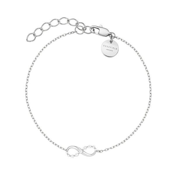Slušivý ocelový náramek s krystaly Infinity JBIBS-J1330