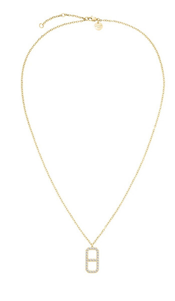 Slušivý pozlacený náhrdelník Fine Octagon JNOCG-J1183