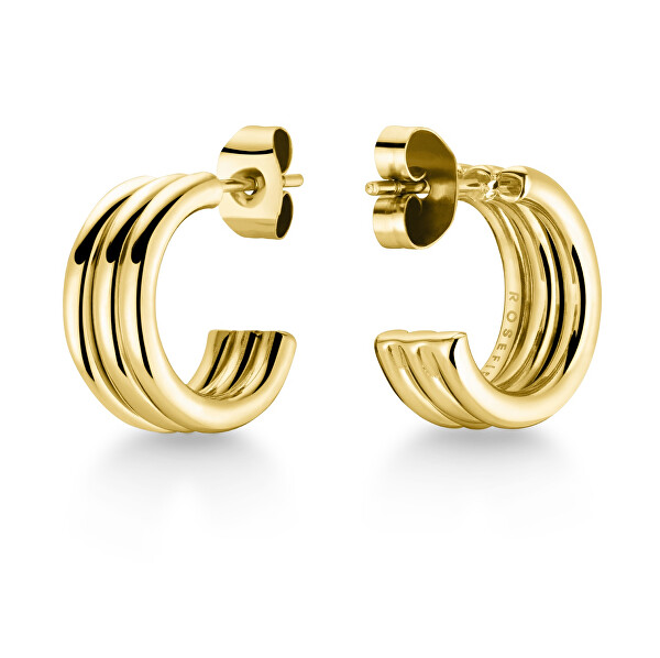 Dreifach vergoldete Ohrringe Kreise Toccombo JHHTRG-J317