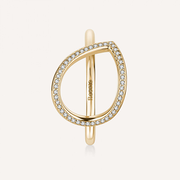 Designový pozlacený prsten Sofia RZSO40