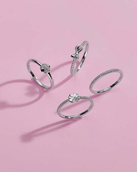 Krásný stříbrný prsten pro štěstí Allegra RZA021