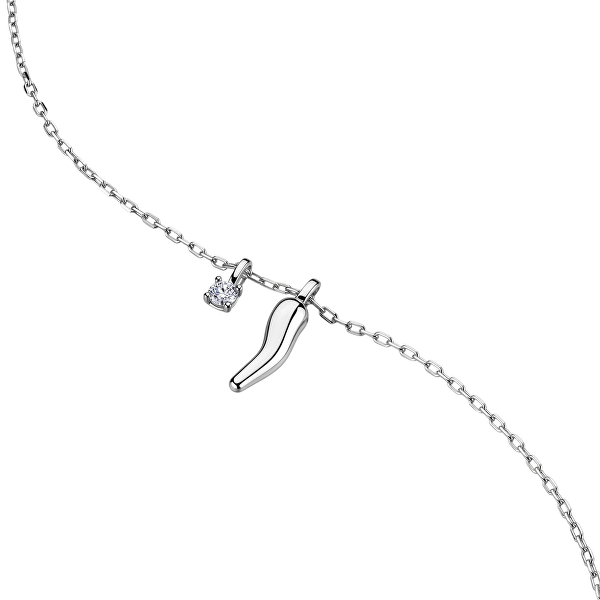 Náhrdelník pro štěstí s diamantem Cornicello Allegra RZAL084