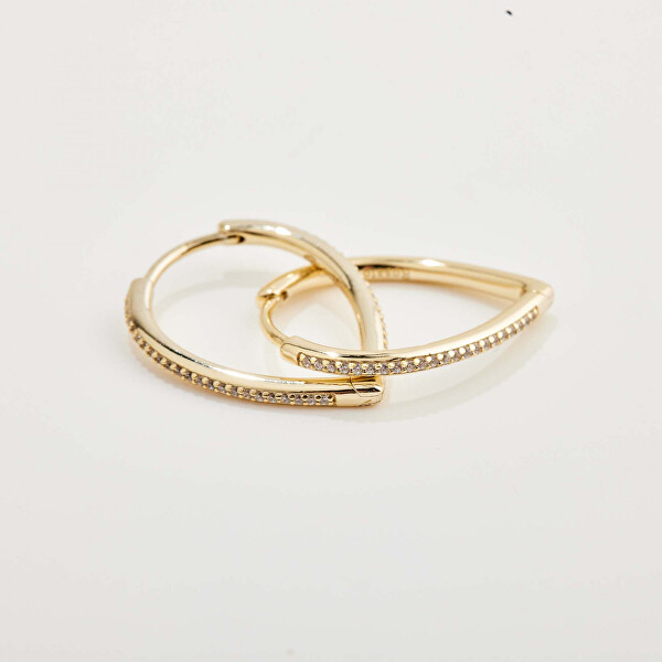 Okouzlující stříbrné náušnice s čirými zirkony Sofia RZSO27