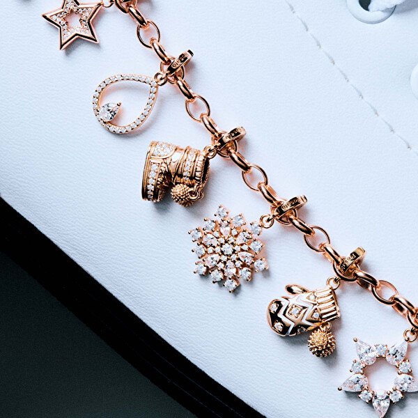 Pozlacený přívěsek Bota Moon Boot s čirými zirkony Storie RZ259