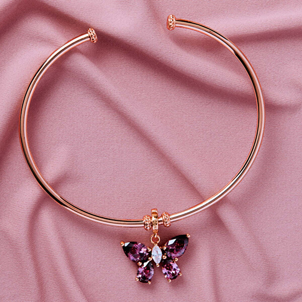 Úchvatný pozlacený přívěsek Motýlek Storie RZLE089