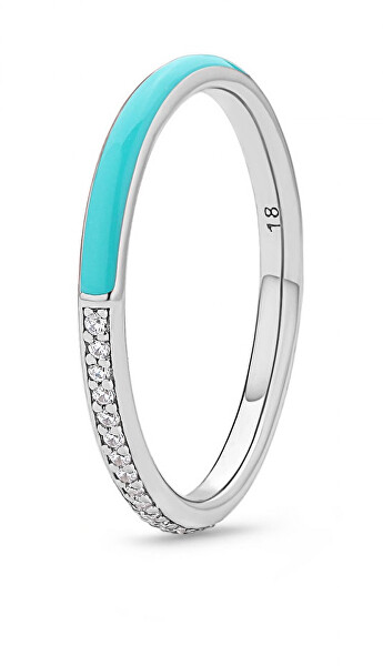 Nádherný strieborný prsteň Gaia RZAL064