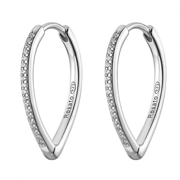 Okouzlující stříbrné náušnice s čirými zirkony Sofia RZSO27