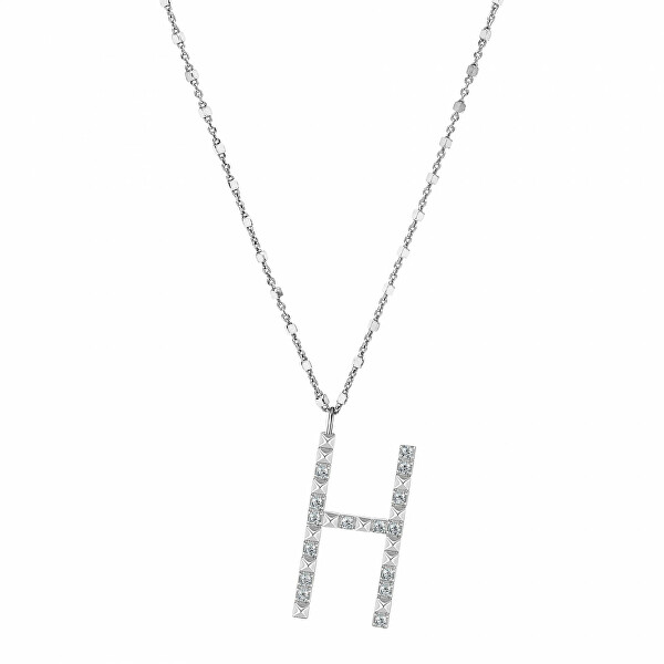 Stříbrný náhrdelník s přívěskem H Cubica RZCU08 (řetízek, přívěsek)