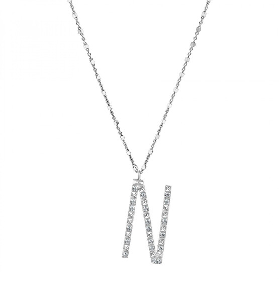 Stříbrný náhrdelník s přívěskem N Cubica RZCU14 (řetízek, přívěsek)