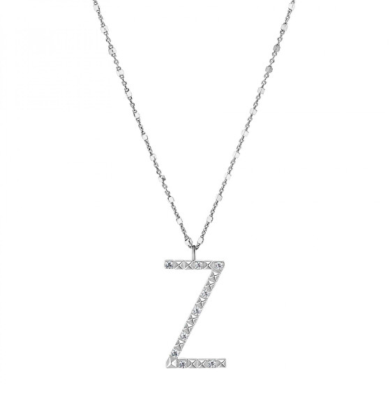 Ezüst nyaklánc Z betű medállal Cubica RZCU26 (lánc, medál)