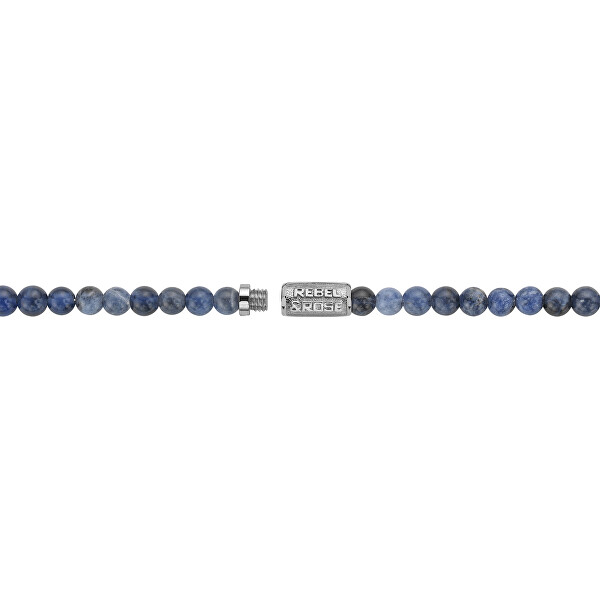 Pánský korálkový náhrdelník Midnight Blue RR-NL037-S-55