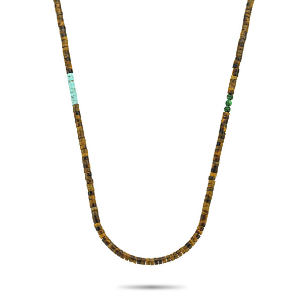 Korálkový náhrdelník pre mužov Slices Tiger Lily RR-NL041-S-55