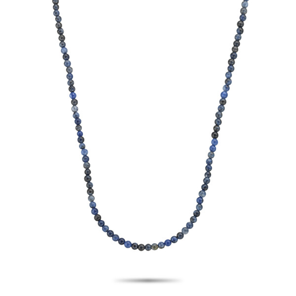 Pánsky korálkový náhrdelník Midnight Blue RR-NL037-S-55