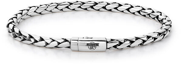 Verflochtenes Silber Armband Hera RR-BR006-S-L