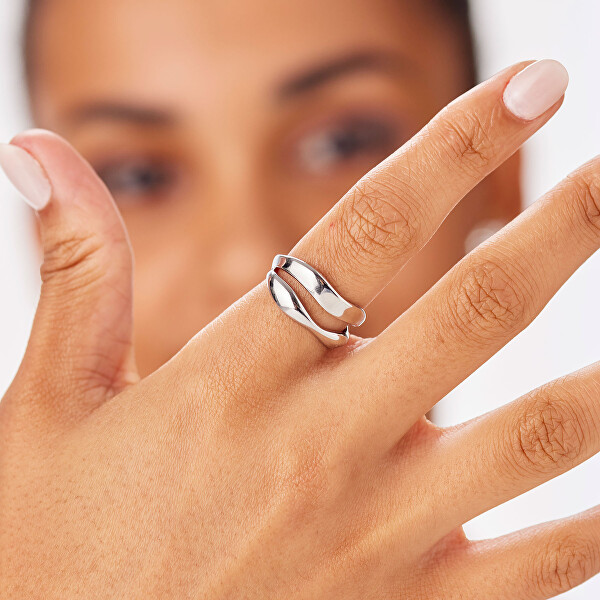 Elegantní prsten z oceli Emotion SMO31