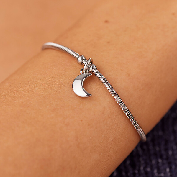 Jemný náramek s přívěskem měsíce Click SCK294