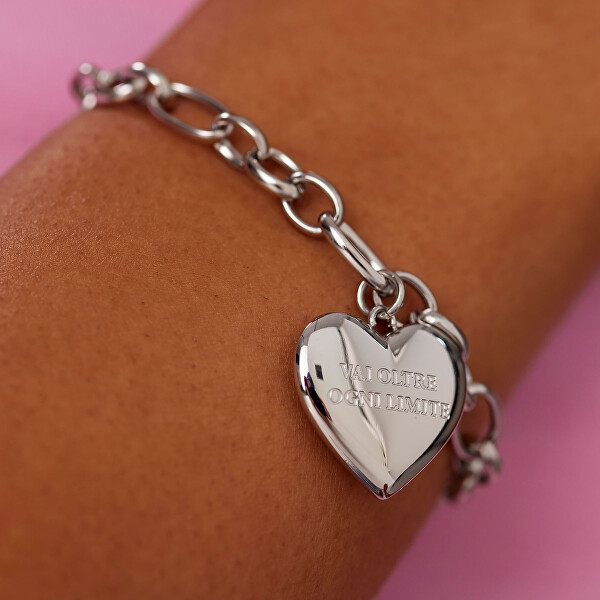 Krásný náramek s přívěskem Srdce Be My Always SBM93