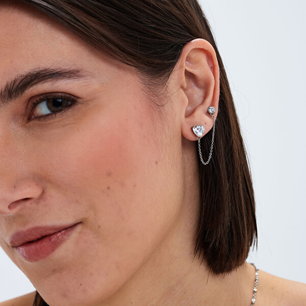 Moderní dámská single náušnice Dazzly SDZ138