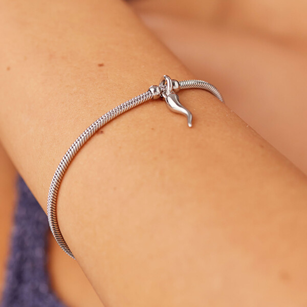 Moderní ocelový náramek pro štěstí Click SCK288