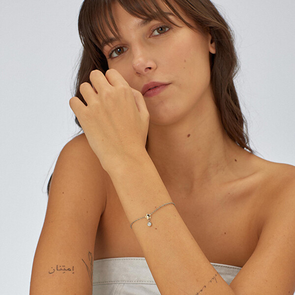 Pozlacený náramek s hvězdičkou Luce SCE28