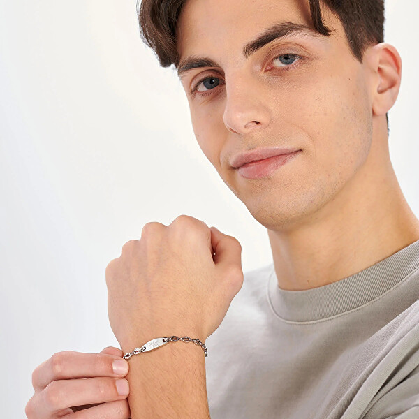 Pánský ocelový náramek Grazie Papá Titan STILE02