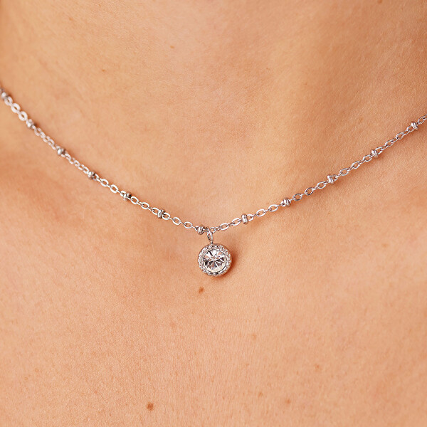 Slušivý ocelový náhrdelník s přívěskem Aurora SAR56