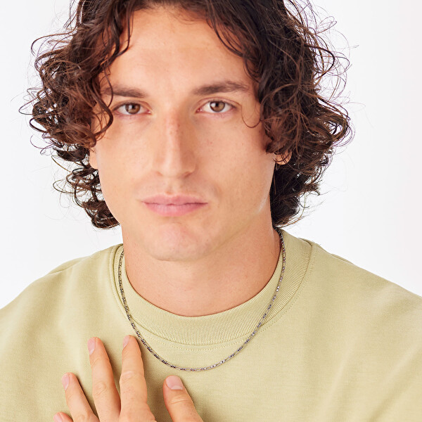 Slušivý ocelový řetízek pro muže Ripple SRP90