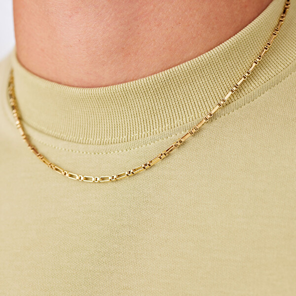 Slušivý pozlacený řetízek pro muže Ripple SRP91